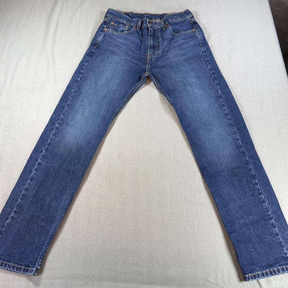 Levis 505 Regular Fit Straight Leg Jeans Mens 30x32 Blue Denim Pants